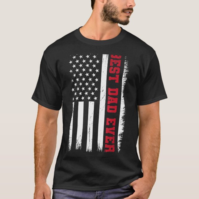 Camiseta O Melhor Pai De Todos Os Estados Unidos Pais Incrí (Frente)