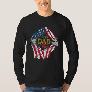 Camiseta O melhor Pai de todos os Estados Unidos Super Heró