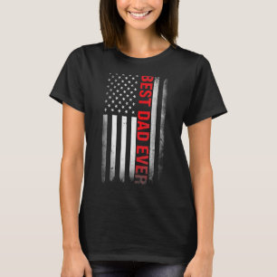 Camiseta O Melhor Pai De Todos Os Eua Flag American 1rua Ti