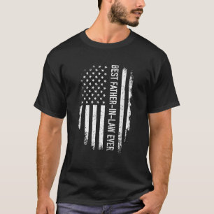 Camiseta O melhor pai de todos os tempos na bandeira de col