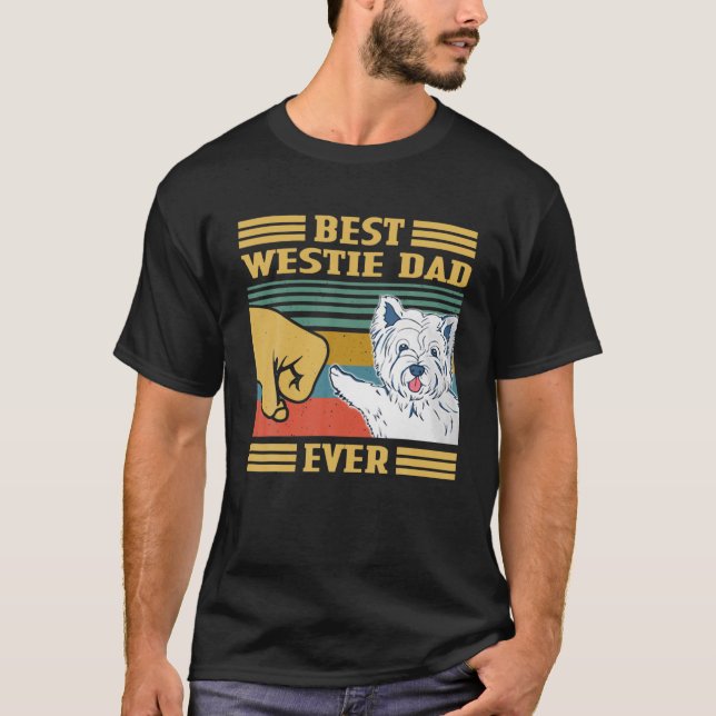 Camiseta O melhor Pai de Westith de Natal (Frente)
