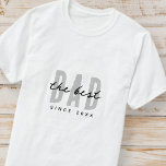 Camiseta O melhor Pai desde o disquete simples moderno 20XX<br><div class="desc">Esta design simples e moderna é composta por tipografia sã-serif.</div>