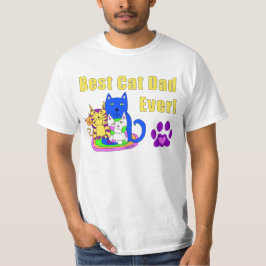 Camiseta O melhor pai do gato nunca