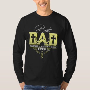 Camiseta O Melhor Pai Do Homem De Deus Guerreiro Do Cristo 