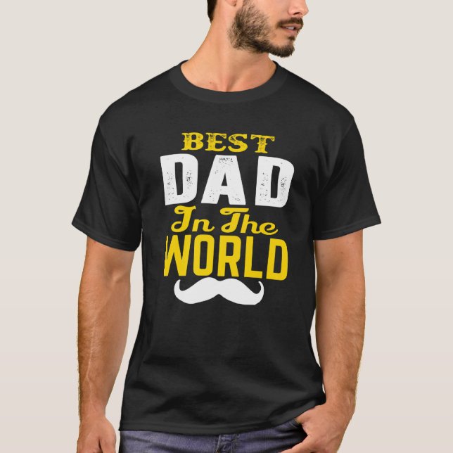 Camiseta O Melhor Pai Do Mundo. Pai, Tios E (Frente)