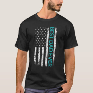 Camiseta O Melhor Pai Dos Eua, Presente De Bandeira America