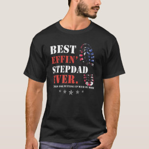 Camiseta O Melhor Pai Effin Step Para Obrigados De Colocaçã