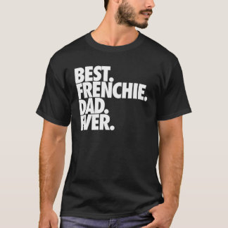 Camiseta O melhor Pai francês para o cachorro