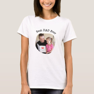 Camiseta O melhor PAI já fez o upload da sua foto da famíli