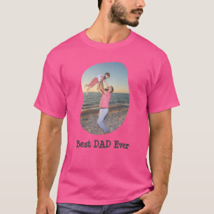 Camiseta O melhor PAI já fez o upload de sua foto de famíli