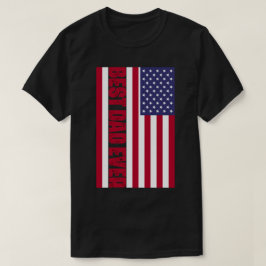 Camiseta O melhor Pai jamais Americano