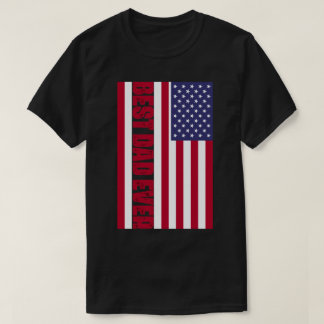 Camiseta O melhor Pai jamais Americano