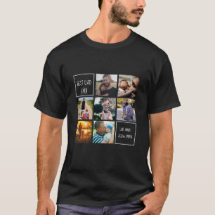 Camiseta O melhor pai jamais fotografou colagem e texto pre