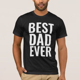 CAMISETA O MELHOR PAI NEGRO DE CAMISAS-T