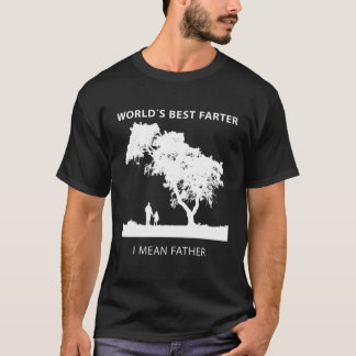 Camiseta O melhor pai padre Pai, ternura engraçada