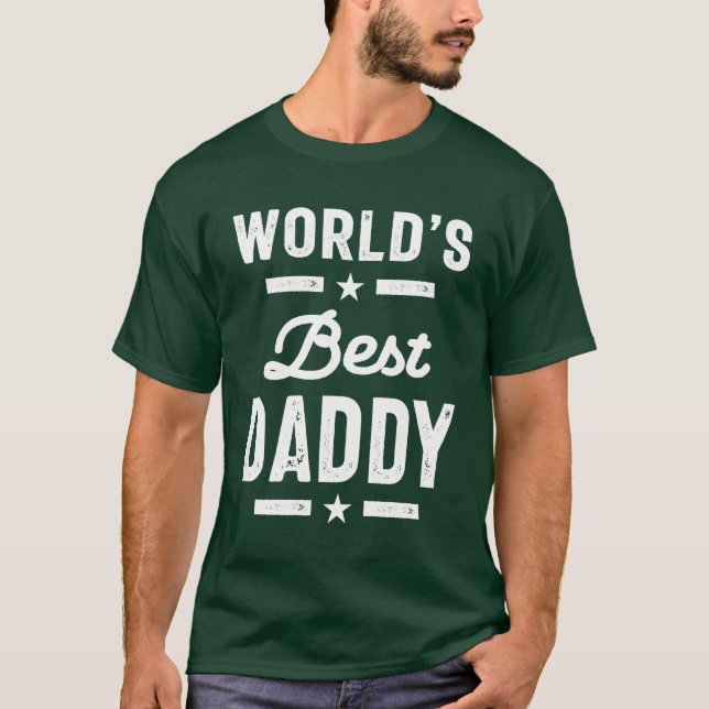 Camiseta O melhor pai Pai do mundo do Mens (Frente)