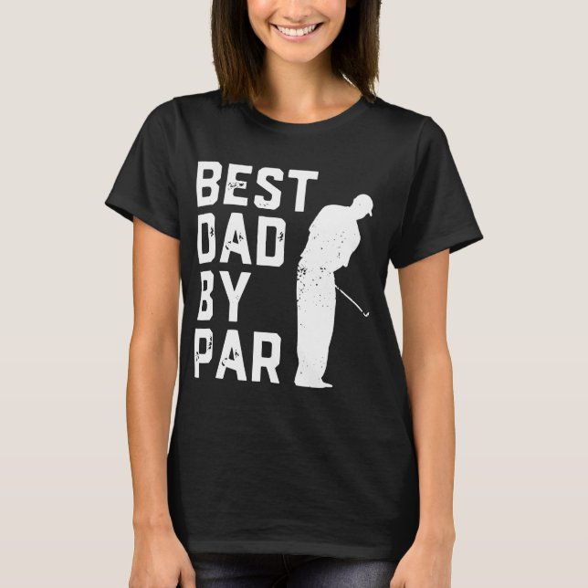 Camiseta o melhor pai pelo golfe da paridade (Frente)