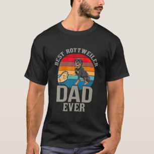 Camiseta O Melhor Pai Rottweiler Nunca Cachorro Oferece Pro