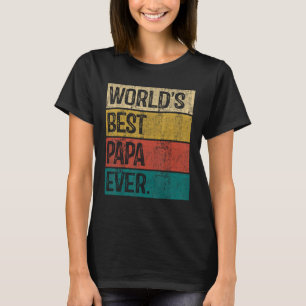 Camiseta O Melhor Papa Eterno Pai do Mundo de Mens