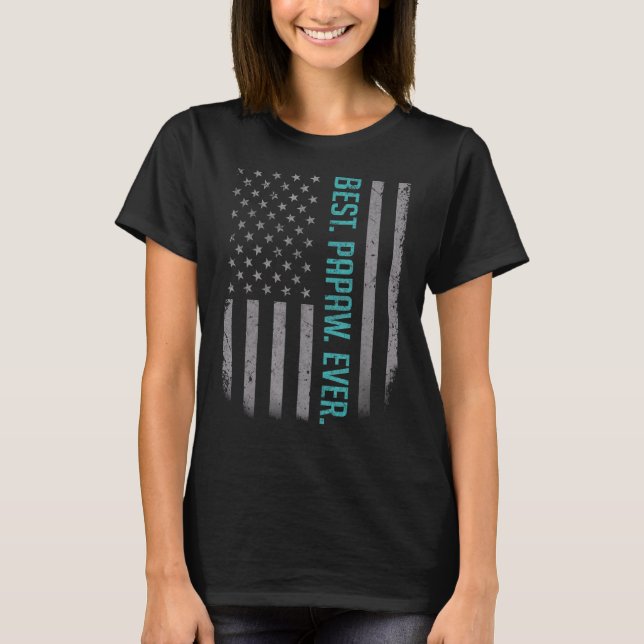 Camiseta O Melhor Papo De Mens Nunca Nos Eua Bandeira Ameri (Frente)