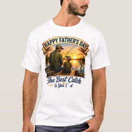 Camiseta O Melhor Peixe É Você Papai Feliz Dia dos Pais