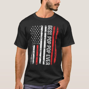 Camiseta O melhor Pop do Dia dos Pais de sempre com os EUA