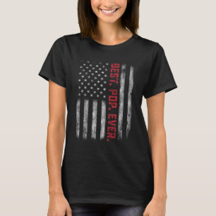 Camiseta O Melhor Pop Nunca Vintage - Bandeira Americana Pa