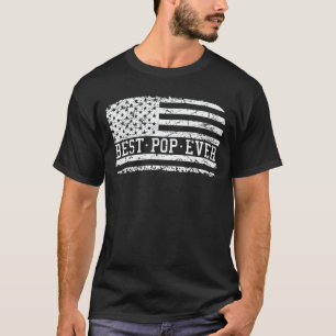 Camiseta O melhor Pop para o vintage vintage da América