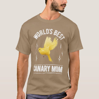 Camiseta O melhor presente da Mãe Canária Canários de Bird