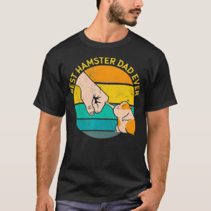 Camiseta O melhor presente de hamster de Pai para a Pai de 