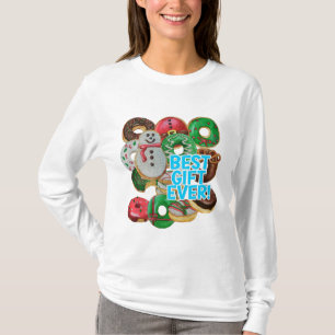 Camiseta O melhor presente de sempre! Xmas Doughnut