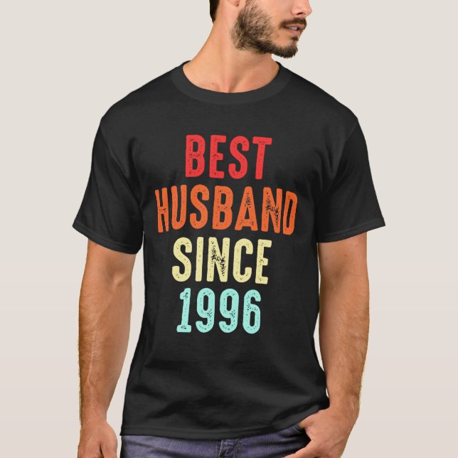 Camiseta O melhor presente do marido desde o Casamento de 1 (Frente)