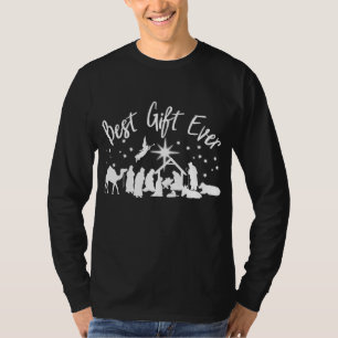 Camiseta O MELHOR PRESENTE JÁ Natividade Jesus Natal Cristã