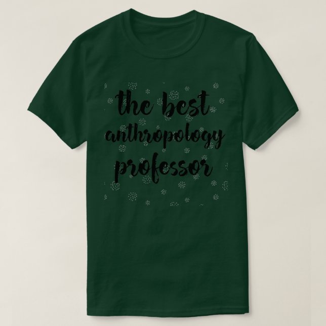 Camiseta O melhor professor de antropologia 2 (Frente do Design)