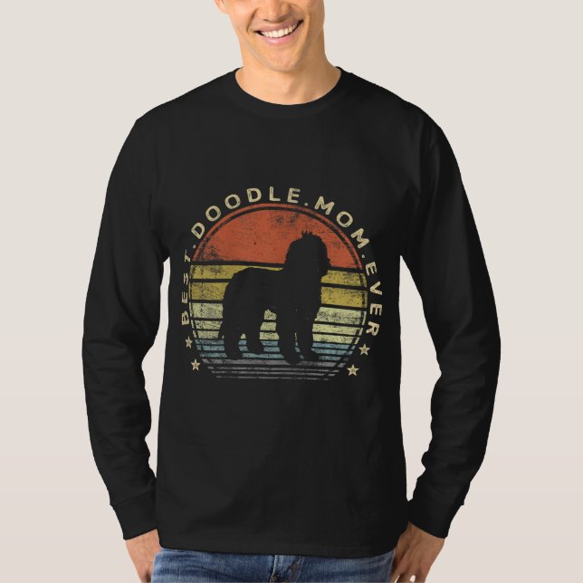 Camiseta O melhor rabisco da mãe de Labradoodle (Frente)