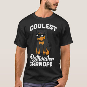Camiseta O melhor rottweiler vovô, canino engraçado, prêmio