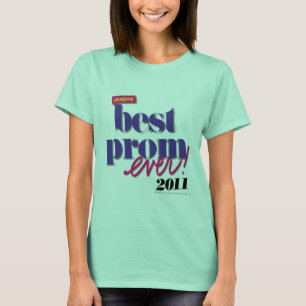 Camiseta O melhor roxo do baile de formatura nunca -