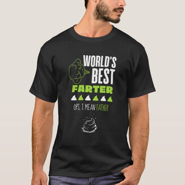 Camiseta O melhor sárctico padre irônico do mundo Pai Fu (Frente)