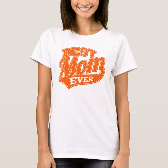 Camiseta O melhor SuperMom da mamã nunca (Frente)