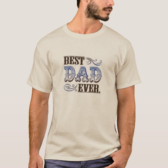 Camiseta o melhor T do pai nunca (Frente)