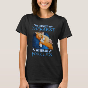 Camiseta O Melhor Terapeuta Tem Peles E Quatro Pernas