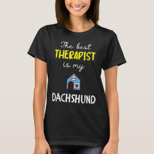 Camiseta O Melhor Terapista É A Minha Ideia Dachshund Dachs
