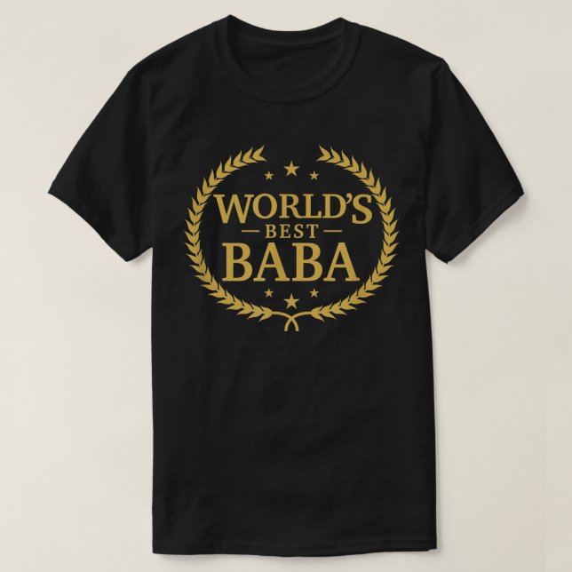 Camiseta O melhor    TGreator de presentes do Prêmio da Bab (Frente do Design)