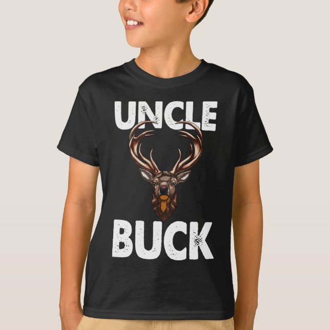 Camiseta O Melhor Tio Buck Já Foi Engraçado Caçando Deer Bu (Frente)