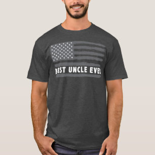 Camiseta O melhor tio da bandeira americana