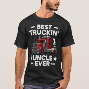 Camiseta O melhor tio de caminhoneiros do mundo