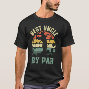 Camiseta O melhor tio de Par para o tio que adora golfe