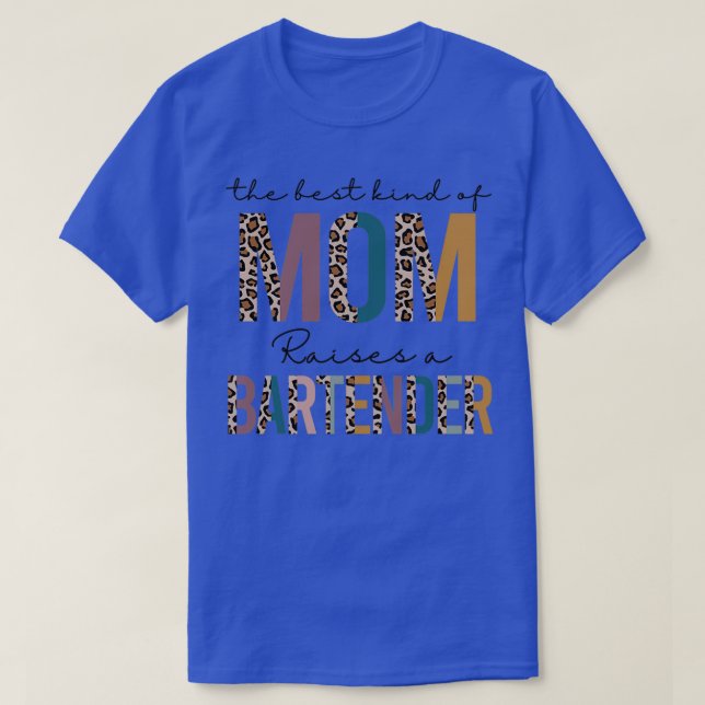 Camiseta O melhor tipo de leopardo barman (Frente do Design)