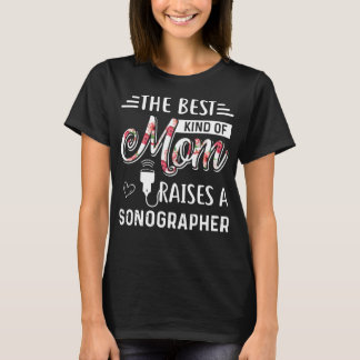 Camiseta o melhor tipo de mãe cria uma mãe sonógrafa