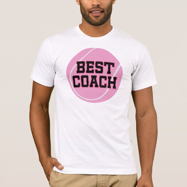 Camiseta O melhor treinador de tênis (Frente)